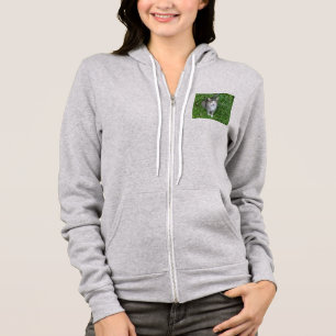 Veste À Capuche Chat en Clover dire bonjour