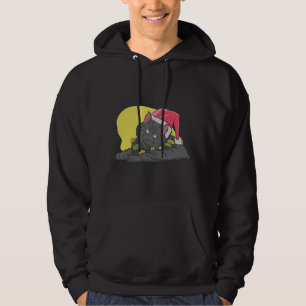 Veste À Capuche Chat noir de Noël amusant