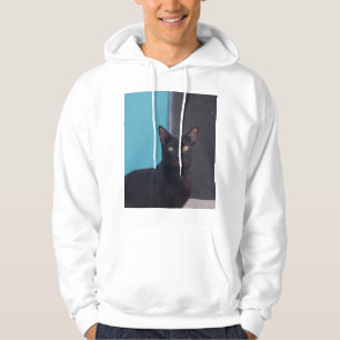 Veste À Capuche Chat noir surpris