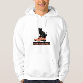 Veste À Capuche Chat sarcastique en linogravure dans un mème de ch
