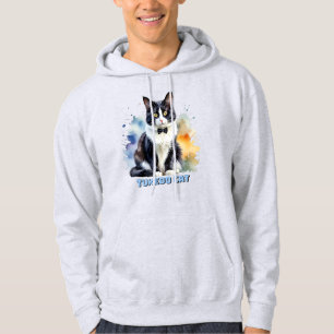 Veste À Capuche Chat smoking élégant