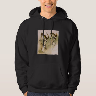 Veste À Capuche Chats vintages à vélo