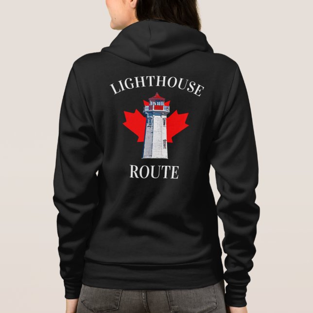Veste À Capuche Chemin phare Peggy's cove Nouvelle-Écosse Tartan C (Dos)