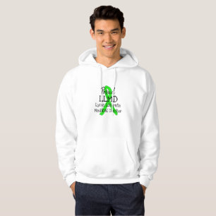 Veste À Capuche Chemise de médecin fier LLMD Lyme littéraire