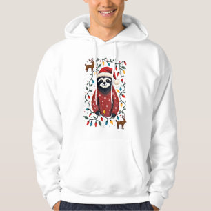 Veste À Capuche Chemise de Noël pour cadeau d'amant de paresseux S