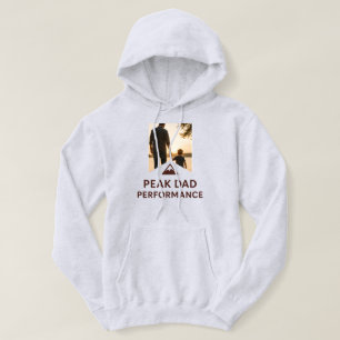 Veste À Capuche Chemise de Performance Papa au Maximum Cadeau Drôl