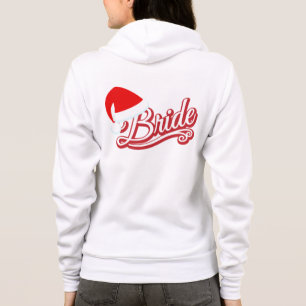 Veste À Capuche Chemise de sud Bride Santa Hat blanc