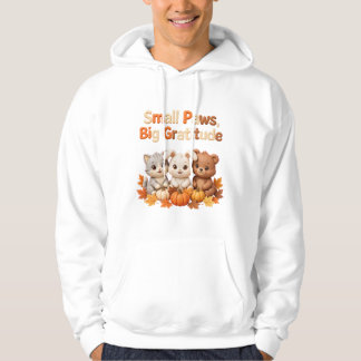 Veste À Capuche Chemise de Thanksgiving Petites Pattes Grande Grat