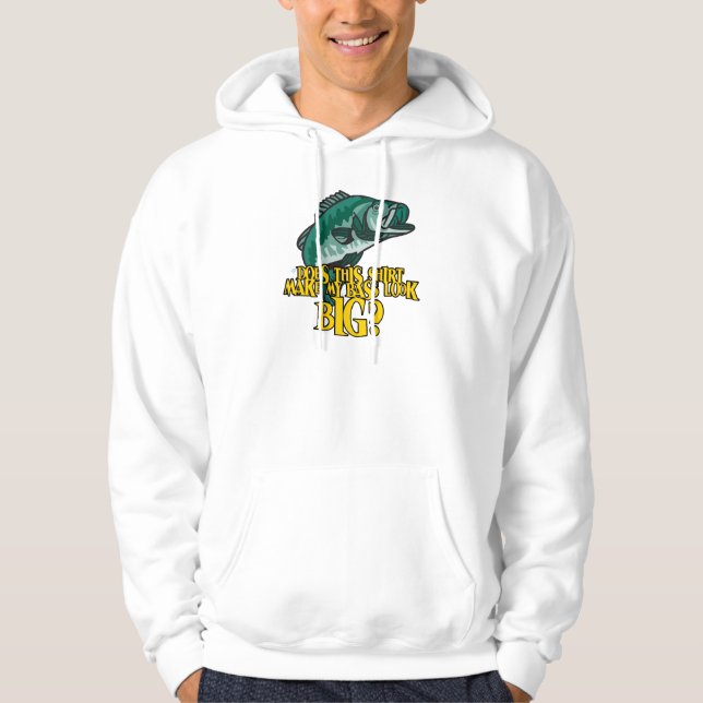 Veste À Capuche Chemise Faire Ma Basse Apparaître Gros Amusant Pêc (Devant)