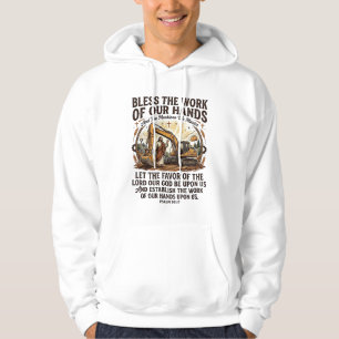 Veste À Capuche Chemise Jésus Mécanicien Diesel Équipement Lourd F