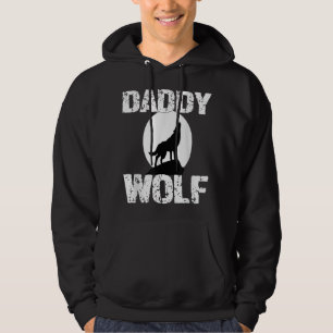 Veste À Capuche Chemise Papa Loup Ensemble de Famille Tribu Loups