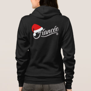 Veste À Capuche Chemise sweat-shirt Santa Hat Fiancée noir