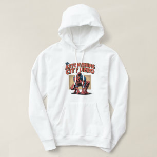 Veste À Capuche Chemise T‑Shir Super Héros Rétro de la Cité Étonna