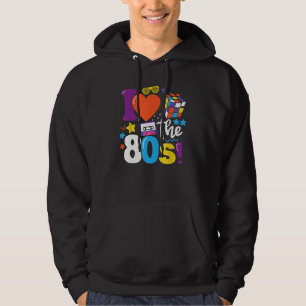 Veste À Capuche Chemise vintage 80s pour femmes J'aime les vêtemen