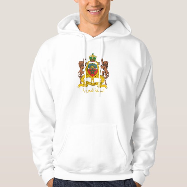 Veste À Capuche Chemises à armoiries du Maroc (Devant)