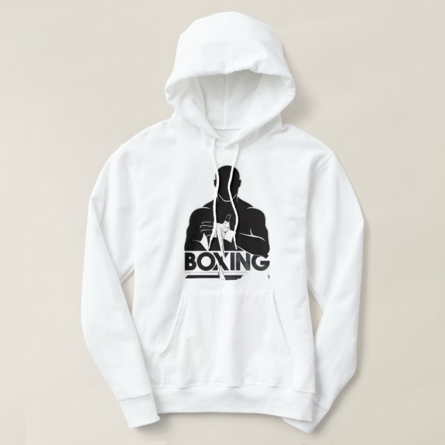 Veste À Capuche chemises à capuche du NOUVEL AN boxe tendance amus (Design devant)