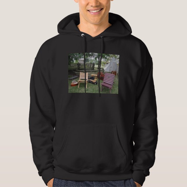 Veste À Capuche Chemises du camp de musique (Devant)