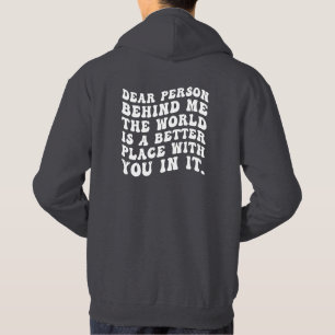 Veste À Capuche cher personne derrière moi
