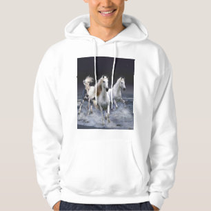 Veste À Capuche Chevaux à lancer l'oreiller
