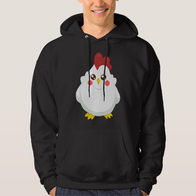 Veste À Capuche chicken pattern   (Devant)