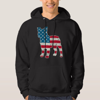 Veste À Capuche Chien 4 juillet Chien de France Usa American F