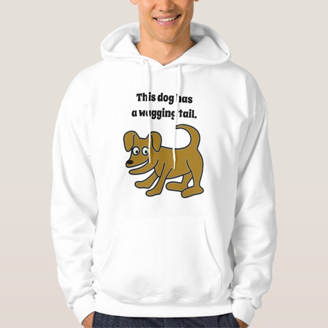 Veste À Capuche Chien avec queue (Devant)