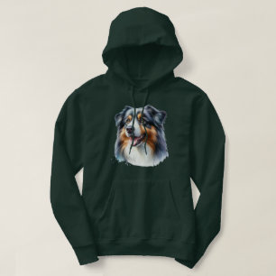 Veste À Capuche Chien berger australien de trois couleurs