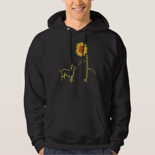 Veste À Capuche Chien Cute Chihuahua Avec Dit Sweet Sunflower