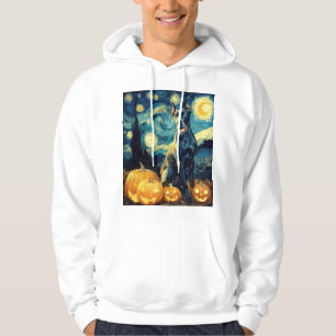 Veste À Capuche Chien Grand Danois Mignon Halloween Jack O Lantern