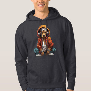 Veste À Capuche chien Hip hop golden retriever