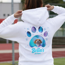 Chien Maman Custom Paw Photo Parties scintillant b