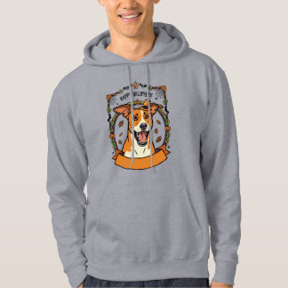 Veste À Capuche chien mignon et heureux d'Halloween