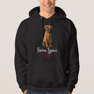 Veste À Capuche Chien Papa Puppy Papa Rhodesian Ridgeback