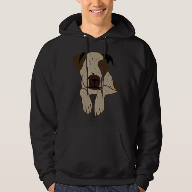 Veste À Capuche Chien Pitbull 27 (Devant)