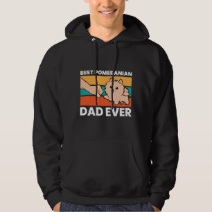Veste À Capuche Chien Poméranien Propriétaire Meilleur Papa Poméra