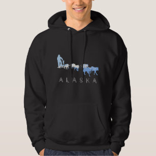 Veste À Capuche Chiens de Traîneau d'Alaska Musher - Équipe de Chi