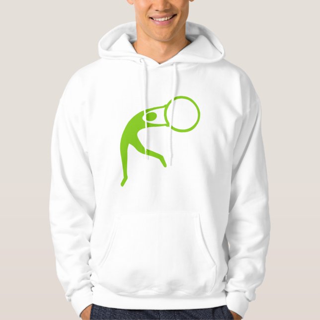 Veste À Capuche Chiffre de gymnastique rythmique - Martian Green (Devant)
