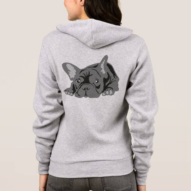 Veste À Capuche Chiffre de taureau français (Dos)