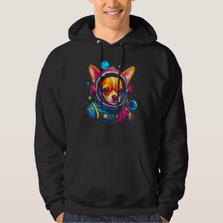 Veste À Capuche Chihuahua Dog as Astronaut