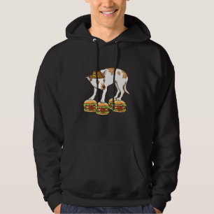 Veste À Capuche Chihuahua En Équilibre Casquette Sur Hamburgers Da