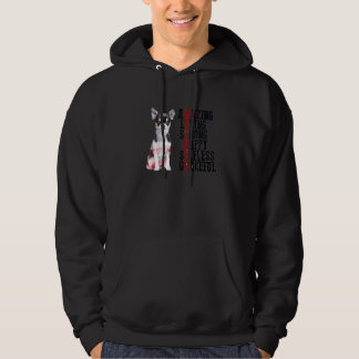 Veste À Capuche Chihuahua Extraordinaire Aimer Forte Joyeuse Gra I