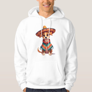 Veste À Capuche Chihuahua  Mexique  Cinco de Mayo  Chien Drôle  (2