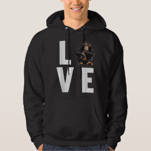 Veste À Capuche Chimpanzés Chimpanzé
