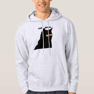 Veste À Capuche Chocolat Chat est Fur Ninja
