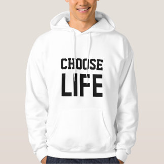 VESTE À CAPUCHE CHOISISSEZ LA VIE