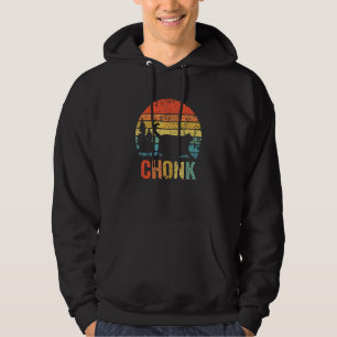 Veste À Capuche Chonk Chat Scale Meme Retro Style Chats Vintages M