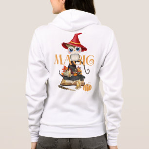 Veste À Capuche Chouette magique Chouette automne thème