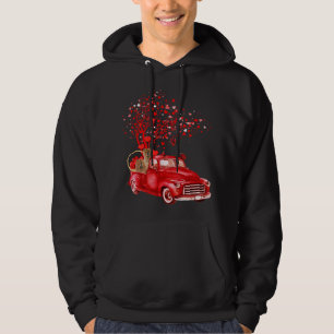 Veste À Capuche Chow Chow Riding Camion Rouge Saint-Valentin Papil