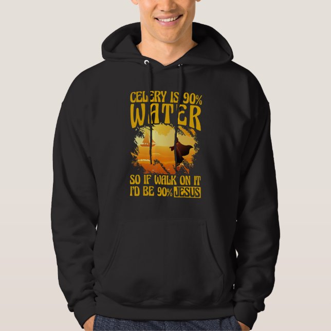 Veste À Capuche Christ Evangile Jésus Fils de Dieu Citation 8 (Devant)