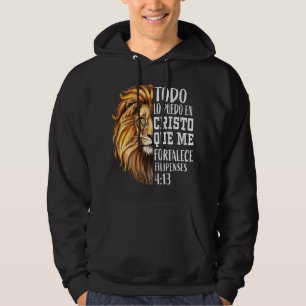 Veste À Capuche Christian Gift Men Spanish Filipenses 413 Verses L